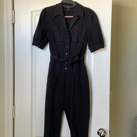 PAIGE Denim Black Jumpsuit - Picture 1 of 9